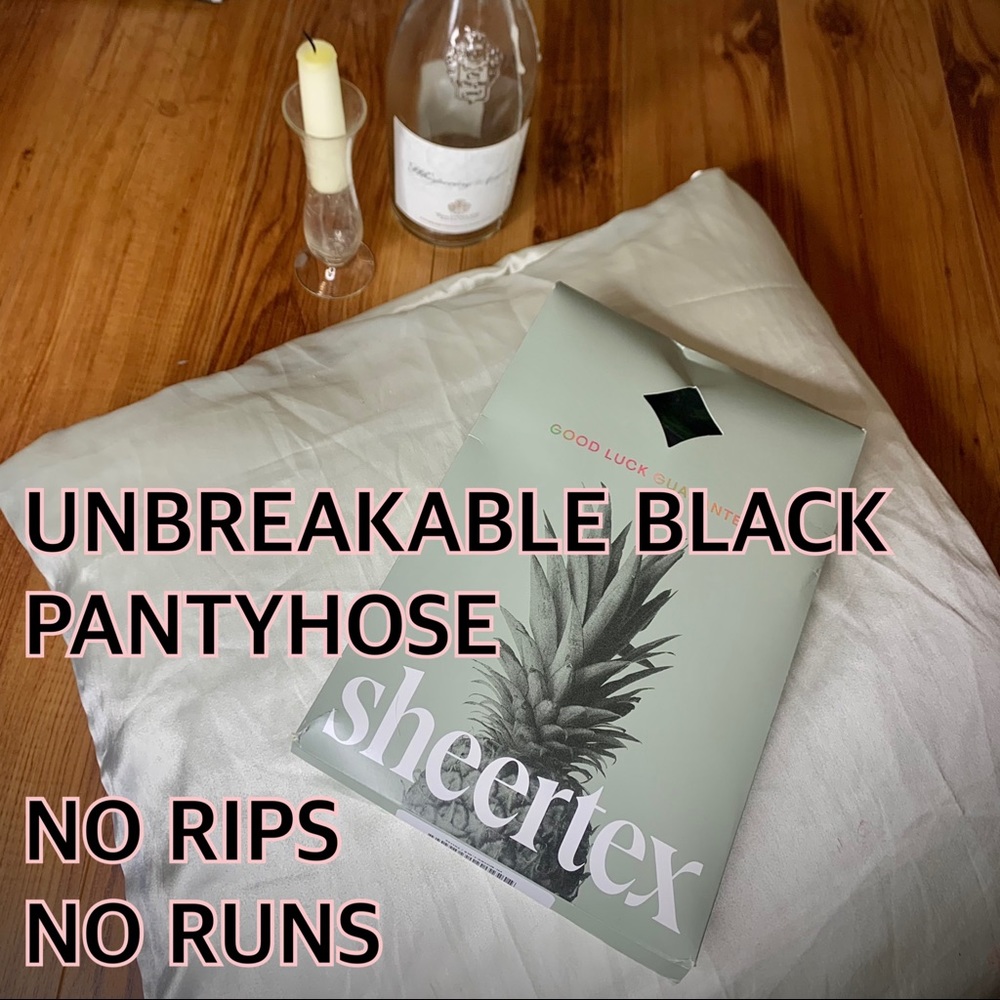 Sheertex Unbreakable Sheer Black Pantyhose